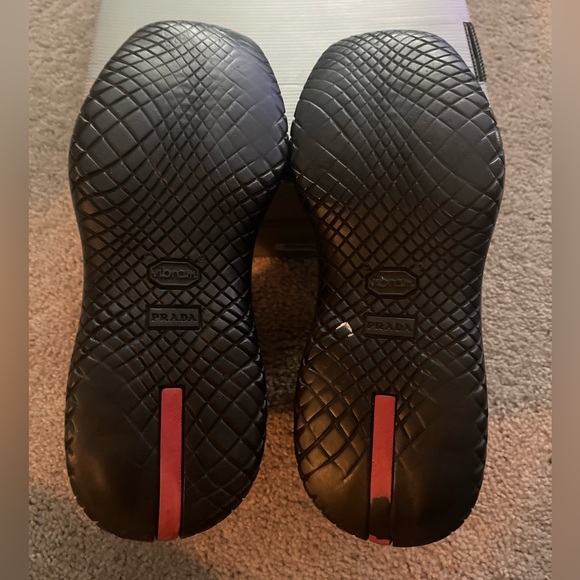 Prada Calzature Uomo PS1065 SKISKOLAER NERO size 8 - Picture 4 of 6